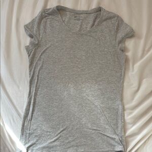 No Boundaries Light Gray Short Sleeve Tee